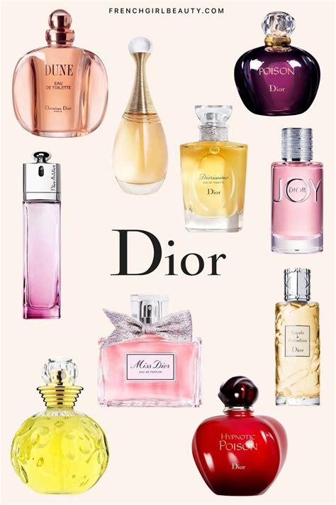 dior fragrance womens|christian dior fragrances list.